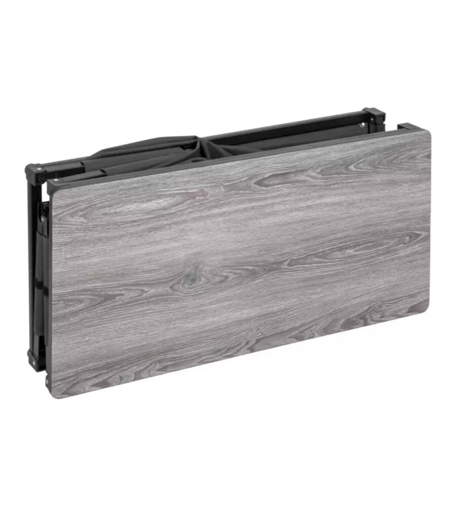Cucina da campeggio pieghevole Brunner "Elutop Compack Dayli CT" nero 2 scomparti 100x49x82 cm
