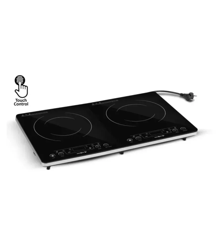 Fornello elettrico portatile ad induzione Brunner "Hot Point Double Induction" 2 fuochi