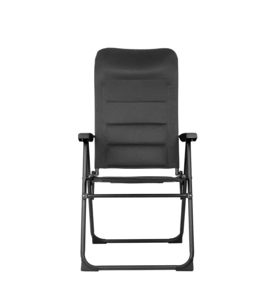 Sedia pieghevole da campeggio Brunner "Skye RT" nero 49x40x122 cm