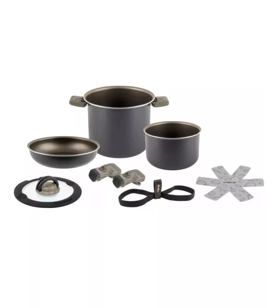 Set pentole da campeggio Brunner "Torralta Spacemaster" in alluminio 20 cm
