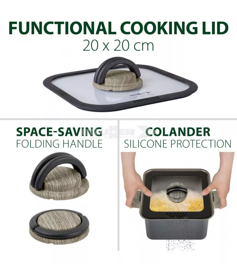 Set pentole da campeggio Brunner "Torralta Square" 20 cm