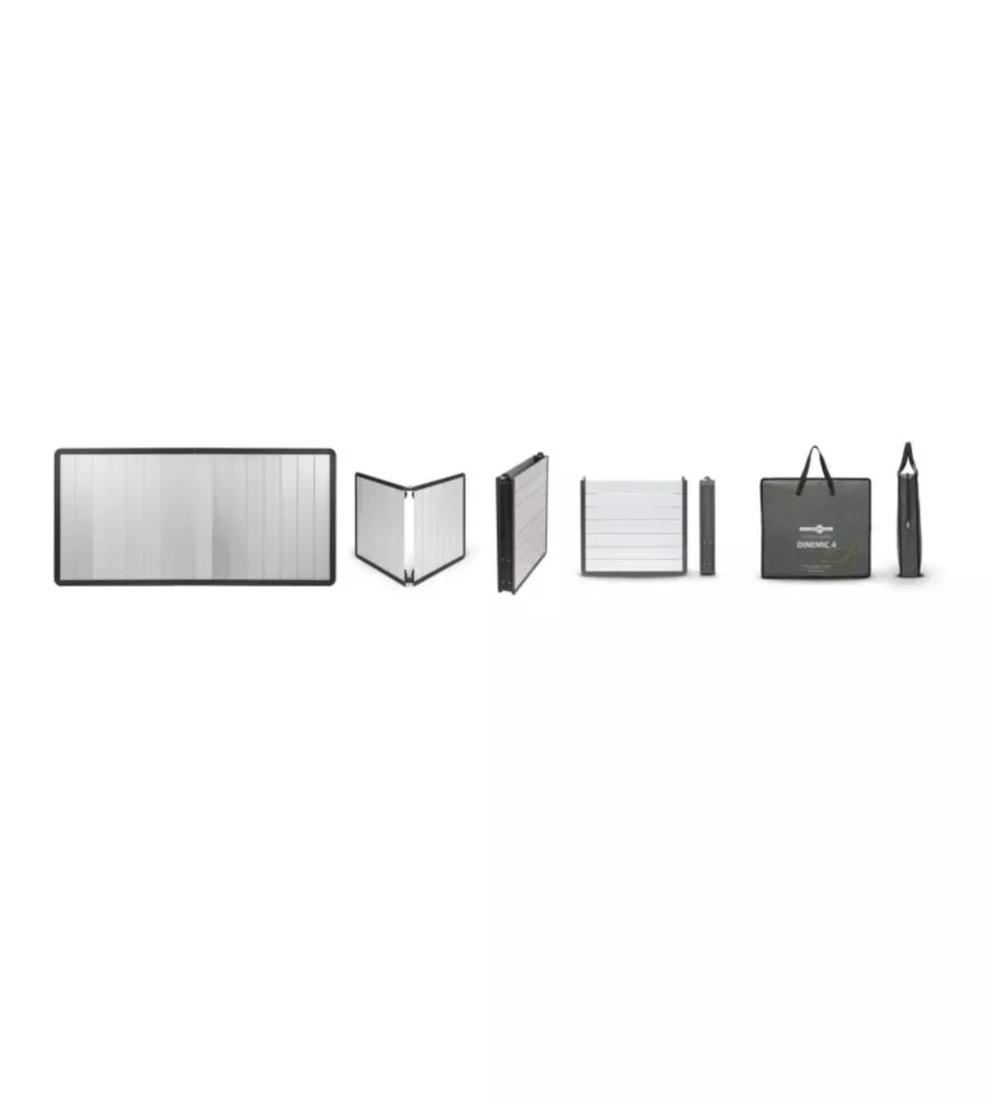 Tavolo pieghevole da campeggio Brunner "Dinemic 6" grigio 143x70x85 cm