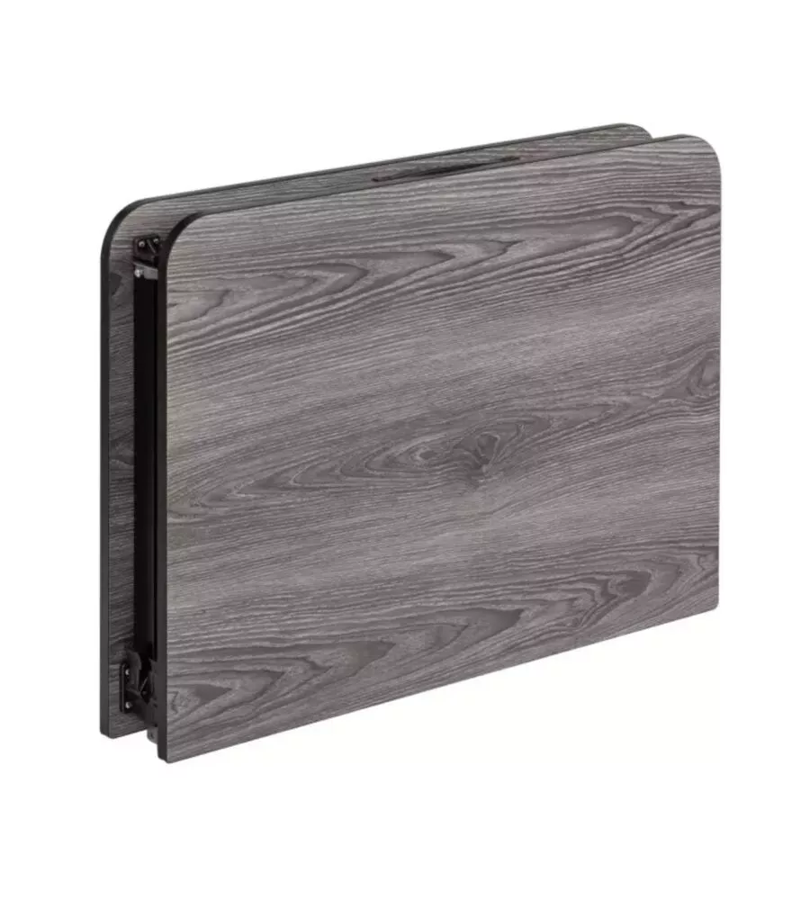 Tavolo allungabile da campeggio Brunner "Elùtop Compack Extension" effetto legno 116/155x70x80 cm