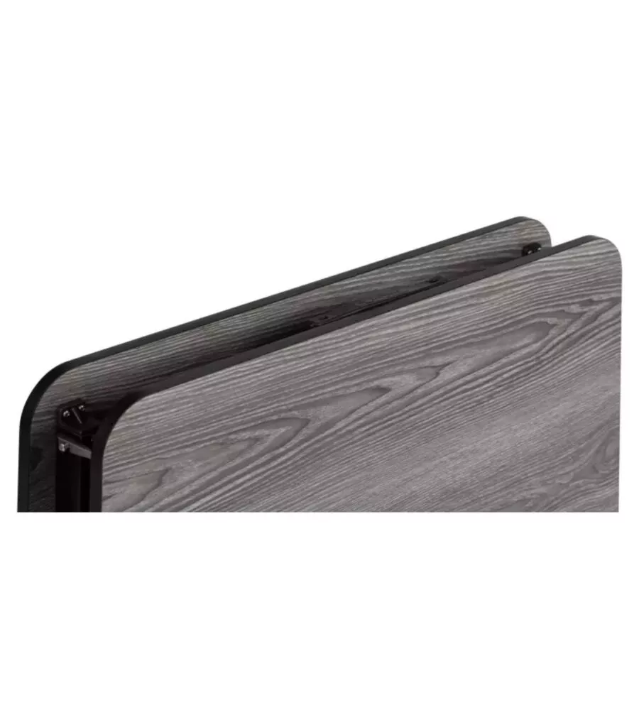 Tavolo allungabile da campeggio Brunner "Elùtop Compack Extension" effetto legno 116/155x70x80 cm