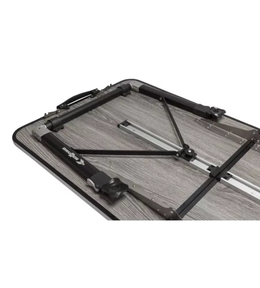 Tavolo pieghevole da campeggio Brunner "Elùtop Compack" effetto legno 120x70x70 cm