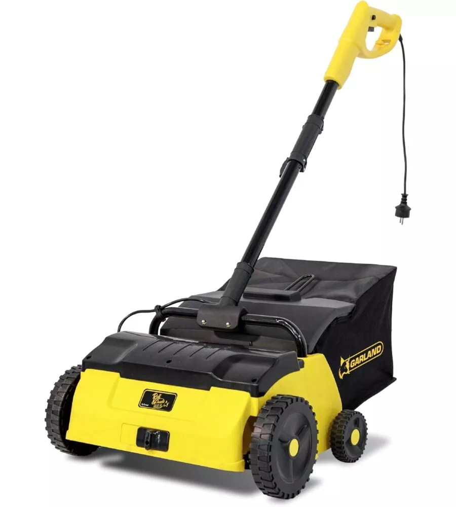 Spazzatrice elettrica per prato sintetico garland "roll&comb 202e-v24" 1400 W, Larghezza 30 cm