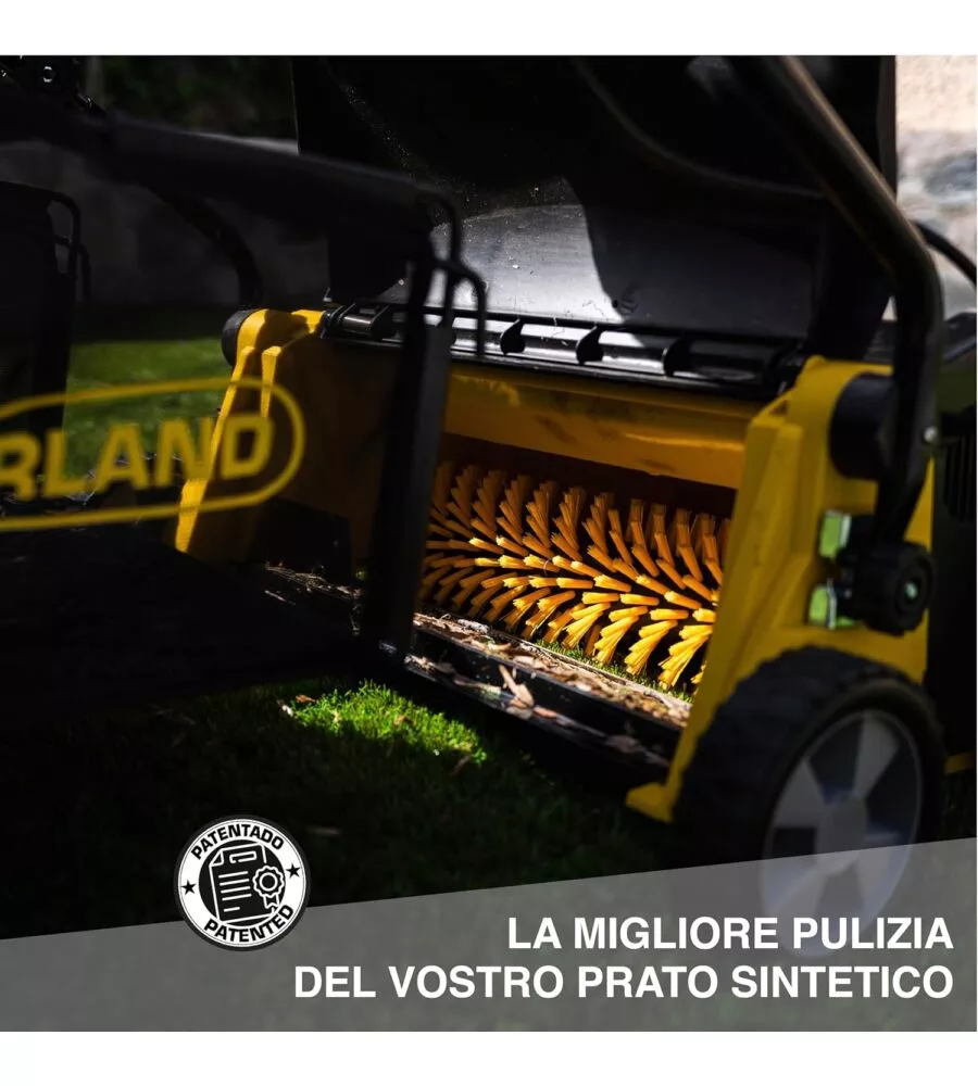 Spazzatrice elettrica per prato sintetico Garland "Roll&Comb 202e-v24" ampiezza di lavoro 30 cm 1400 W