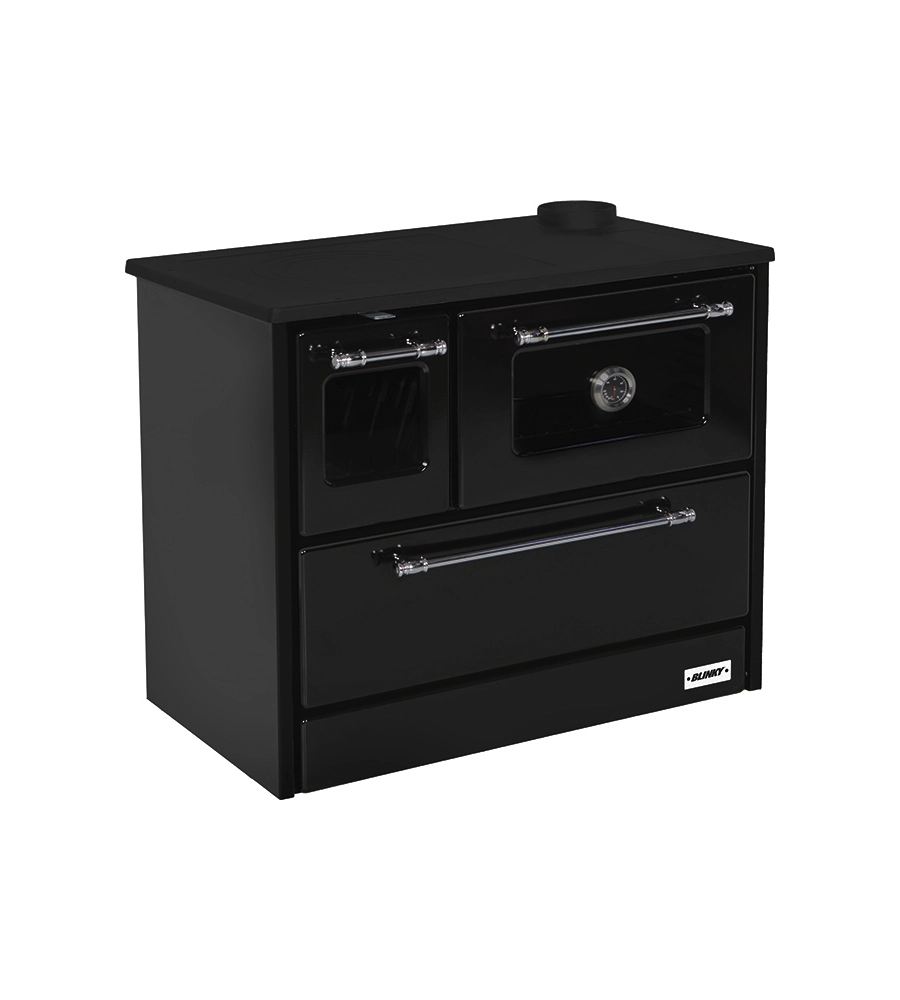 Cucina a legna Blinky "Giusy" antracite 9kW