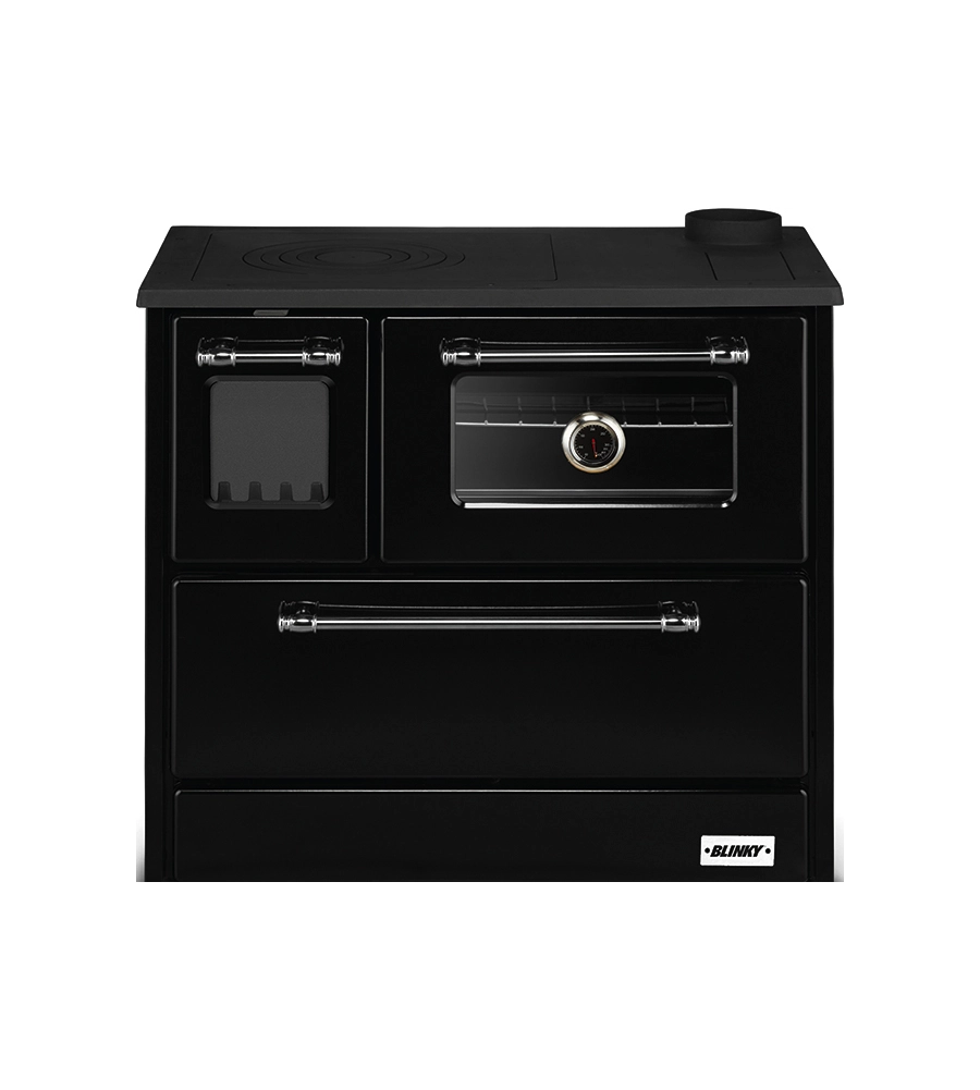 Cucina a legna Blinky "Giusy" antracite 9kW