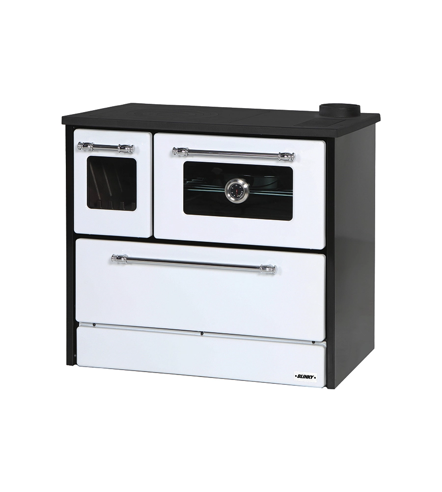 Cucina a legna Blinky "Giusy" bianco 9kW