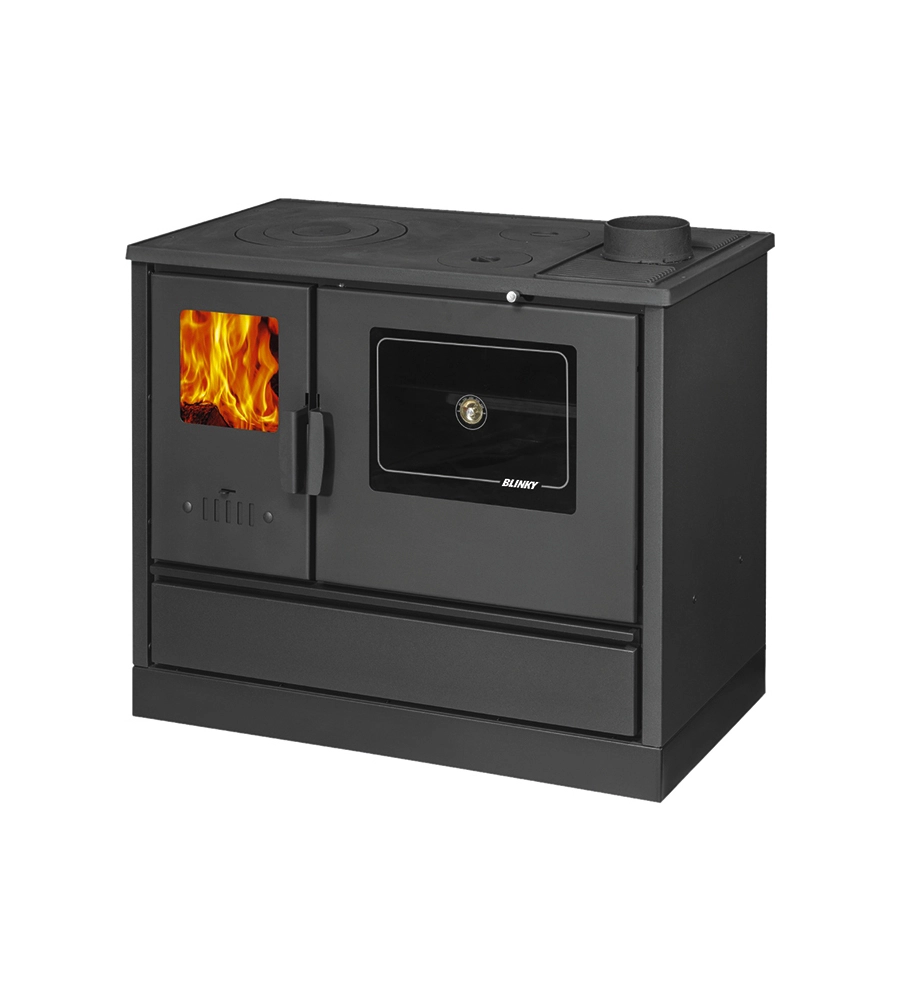 Cucina a legna Blinky "Lina" antracite 7,9 kW