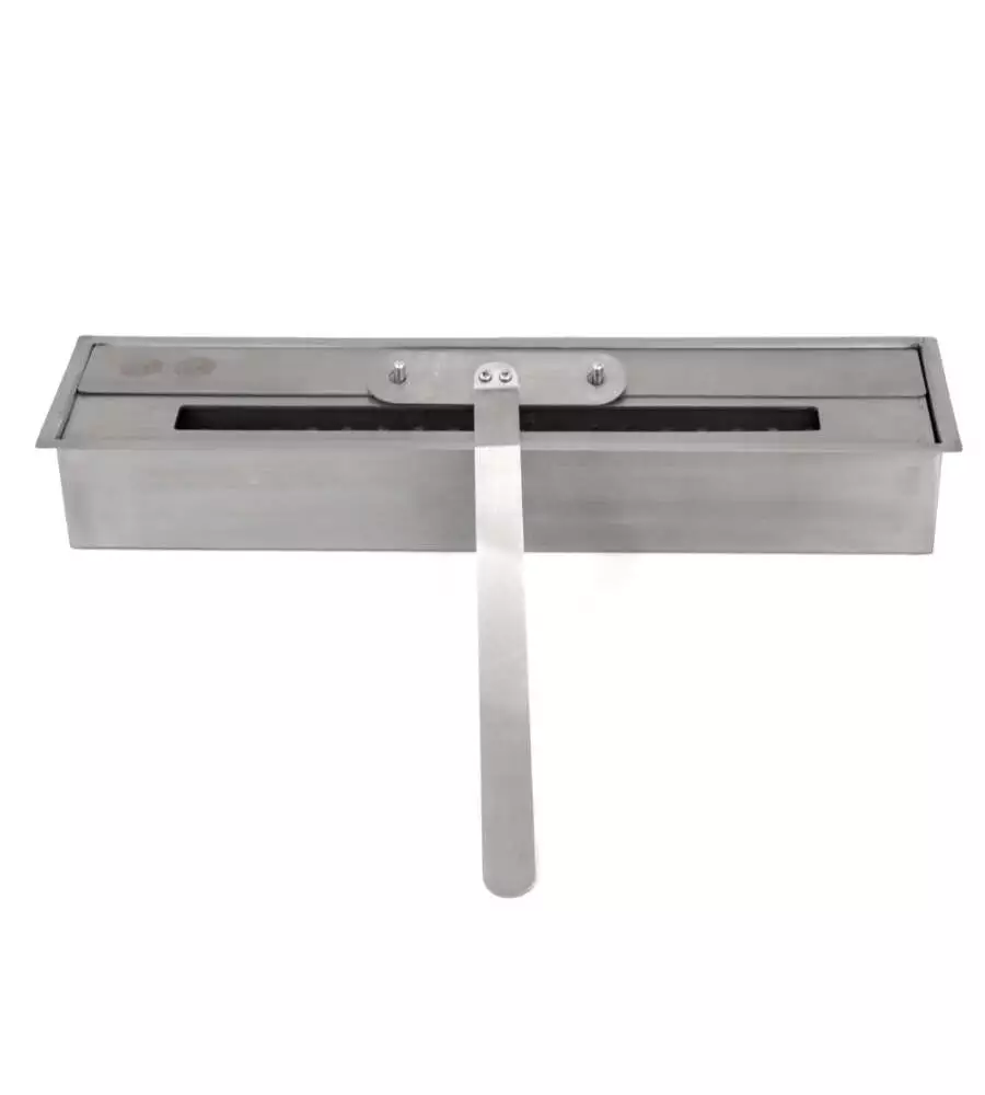 Camino bioetanolo da pavimento Divina Fire "Cambridge" in legno marrone 110x36x100 cm