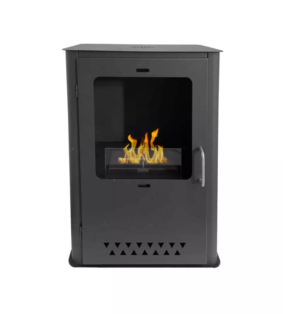 Stufa a bioetanolo Divina Fire "Luisa" nero 50x30x68 cm