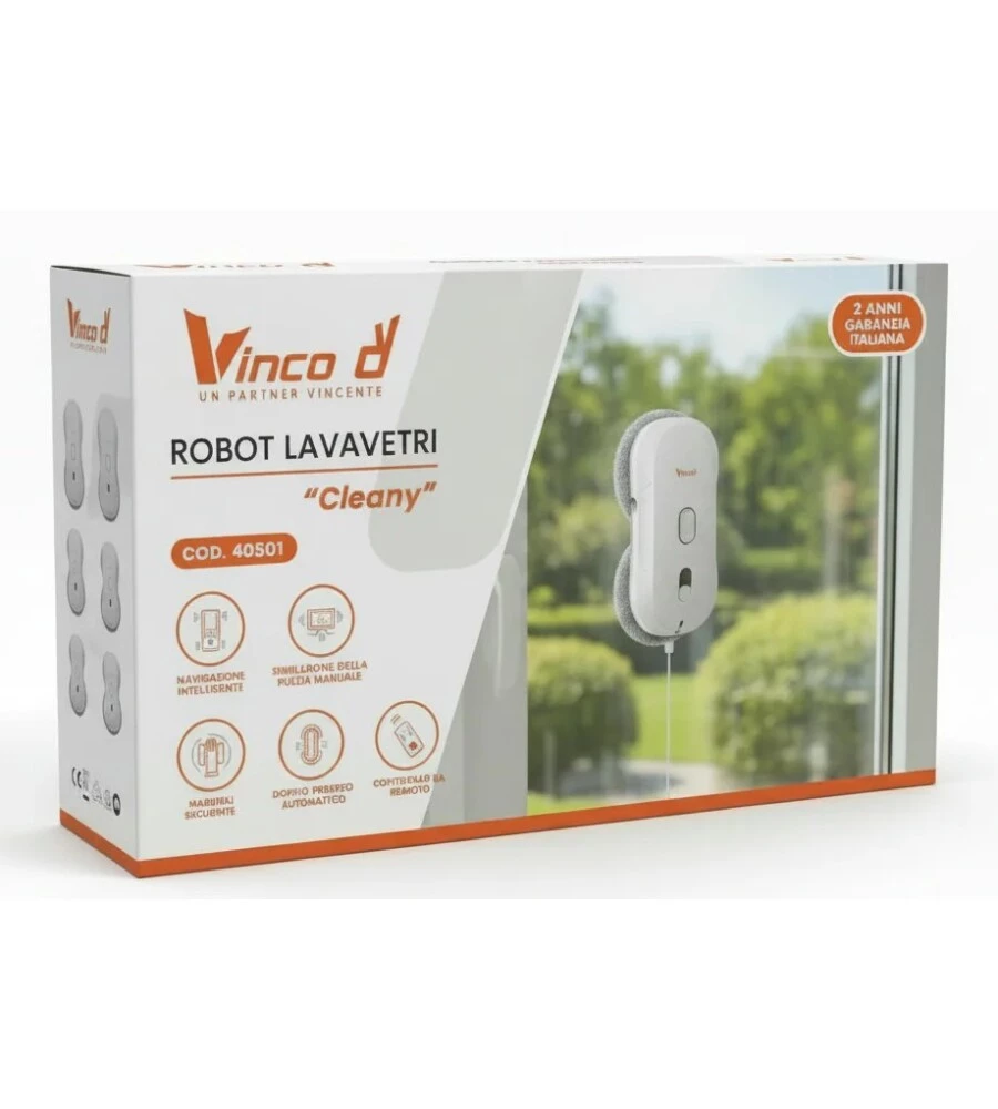 Robot lavavetri elettrico Vinco "Cleany" 72W
