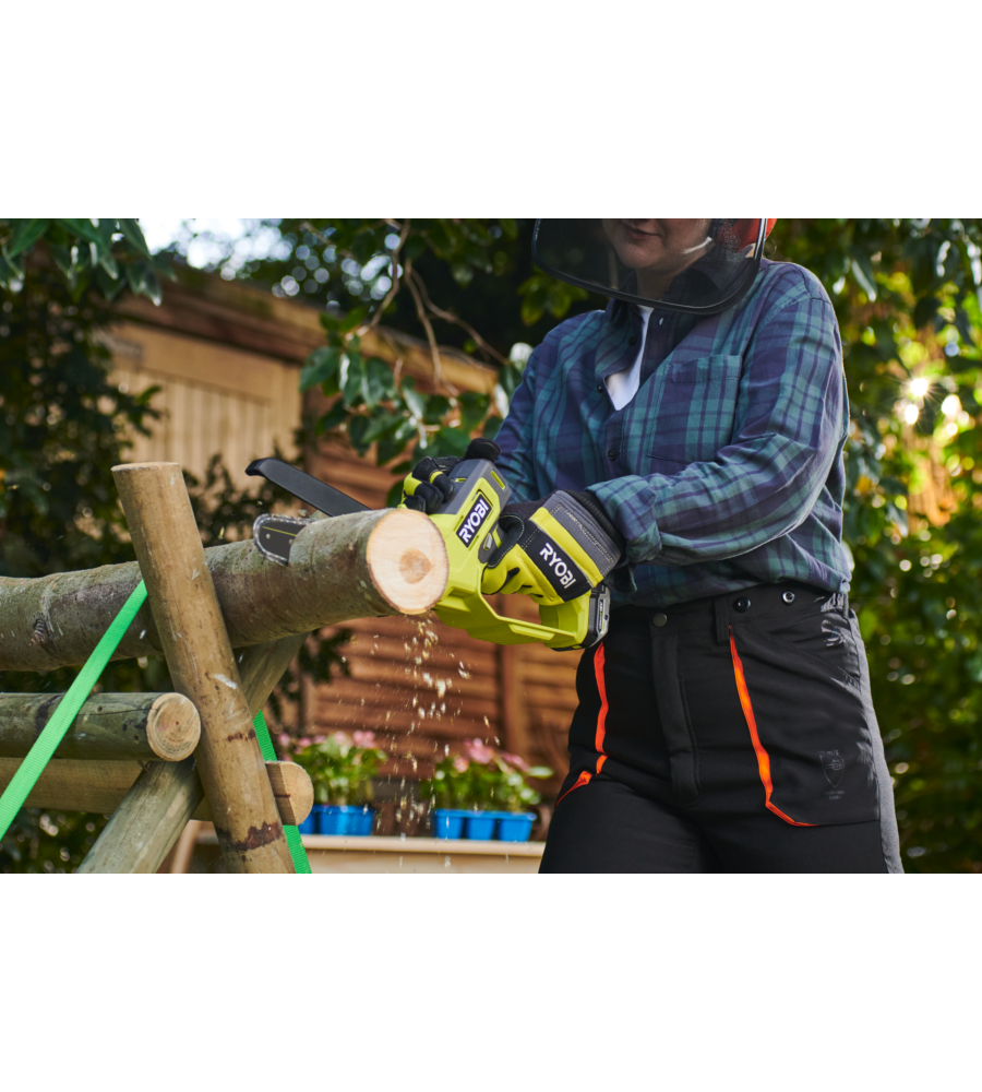 Potatore a catena a batteria Ryobi "RY18PS15A-120" barra 15 cm 18V batteria inclusa