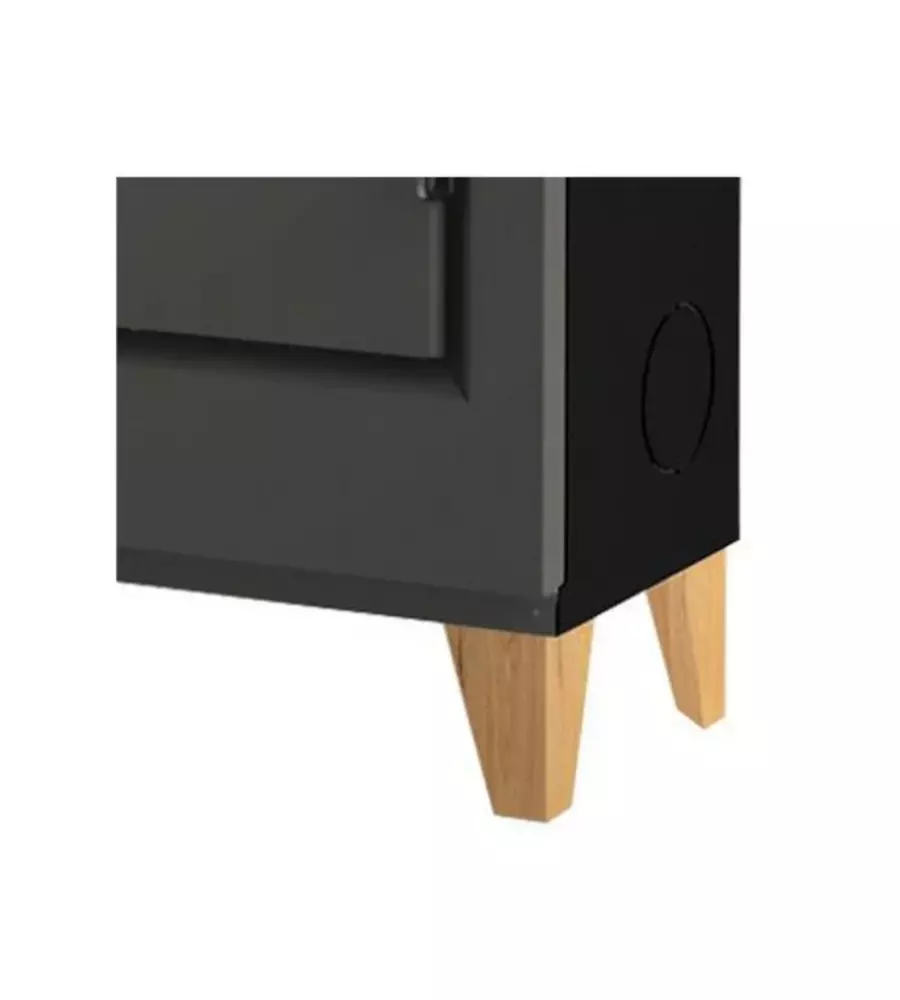 Gambe in legno per stufa Caris "Fiore"