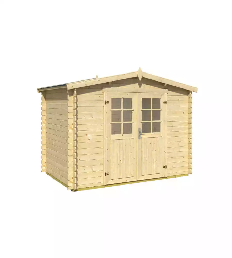 Casetta da giardino in legno Lasita Maja "Trento 1" in abete 280x180 cm
