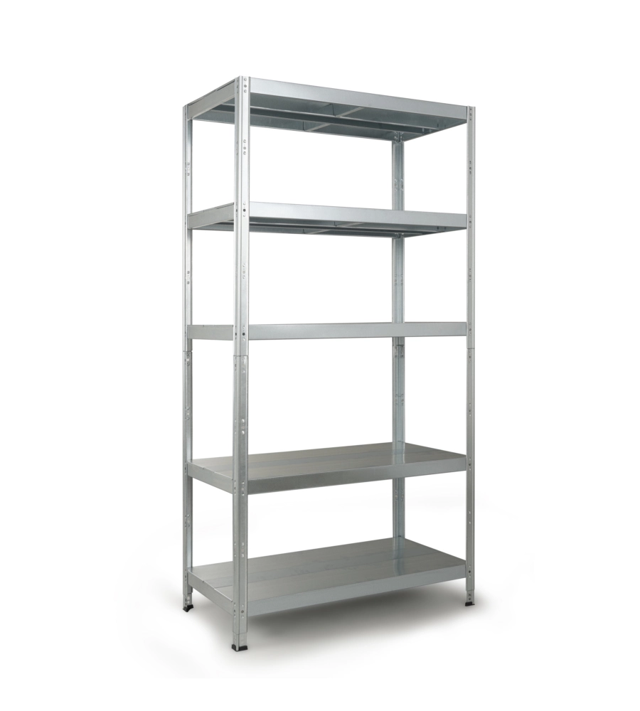 Scaffale 5 ripiani in metallo Grima "Maciste" grigio 1300 kg 100x50x196 cm