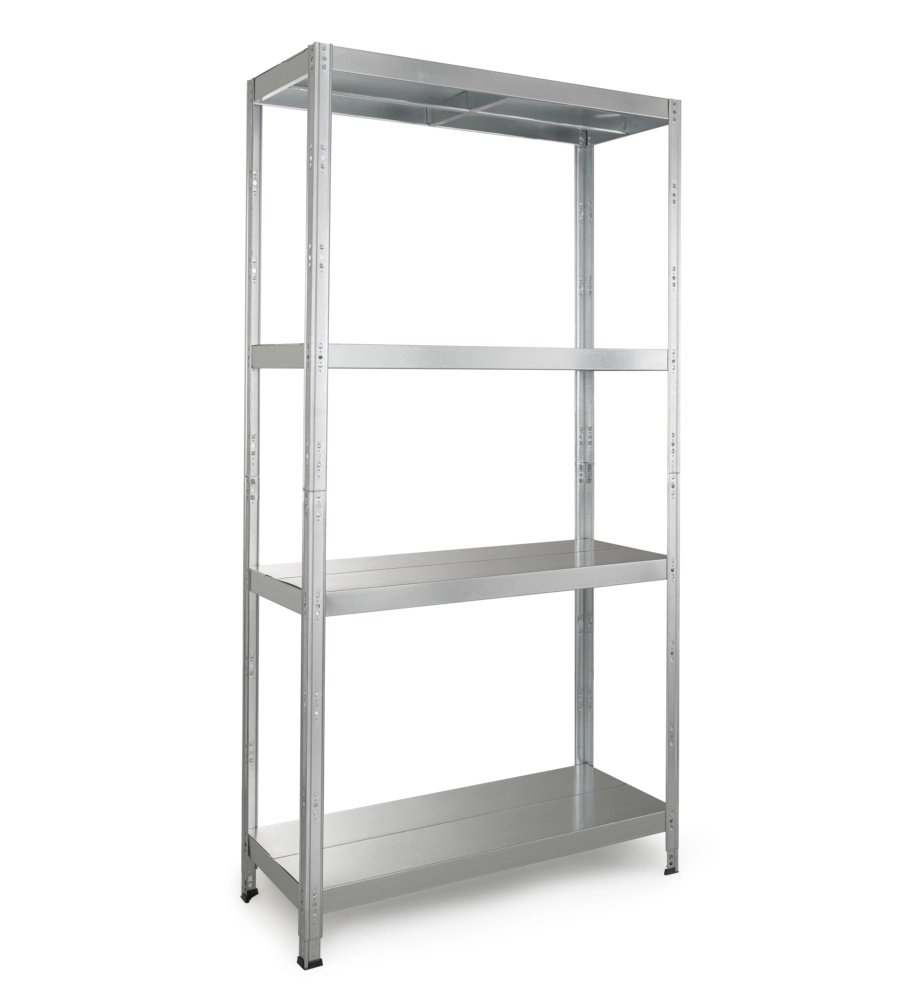 Scaffale 4 ripiani in metallo Grima "Maciste" grigio 1040 kg 120x40x196 cm