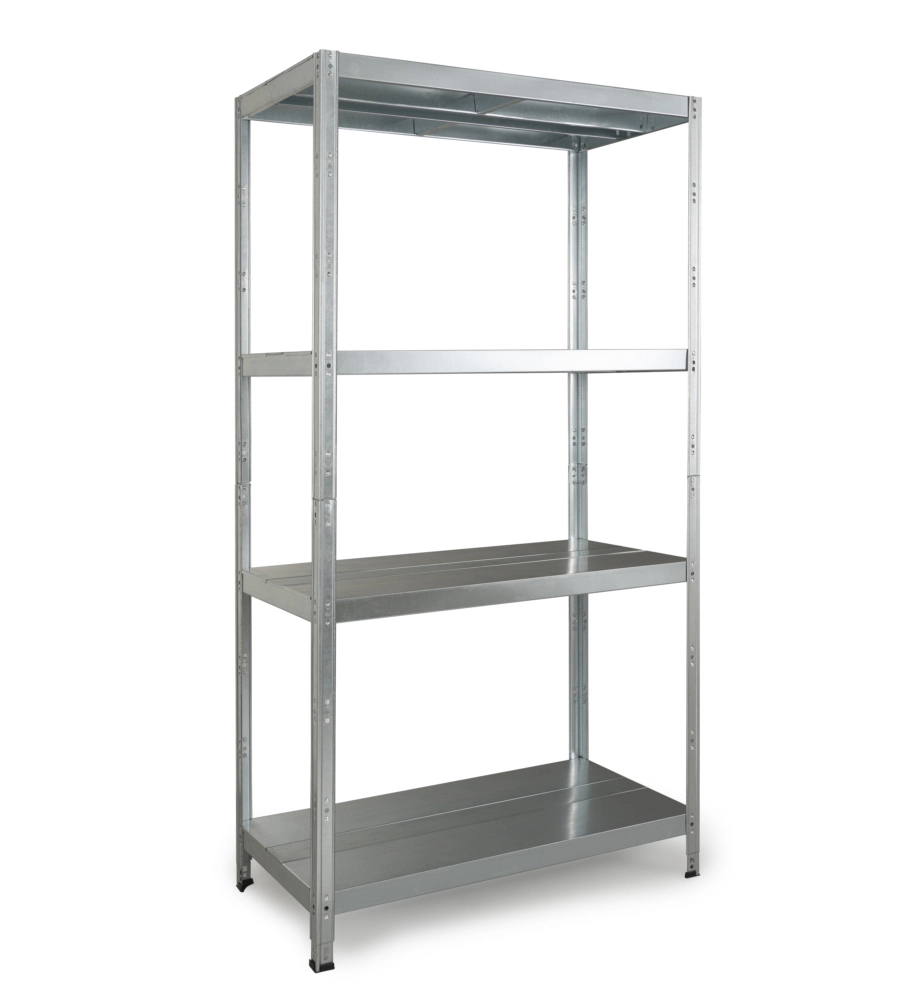 Scaffale 4 ripiani in metallo Grima "Maciste" grigio 1040 kg 120x50x196 cm