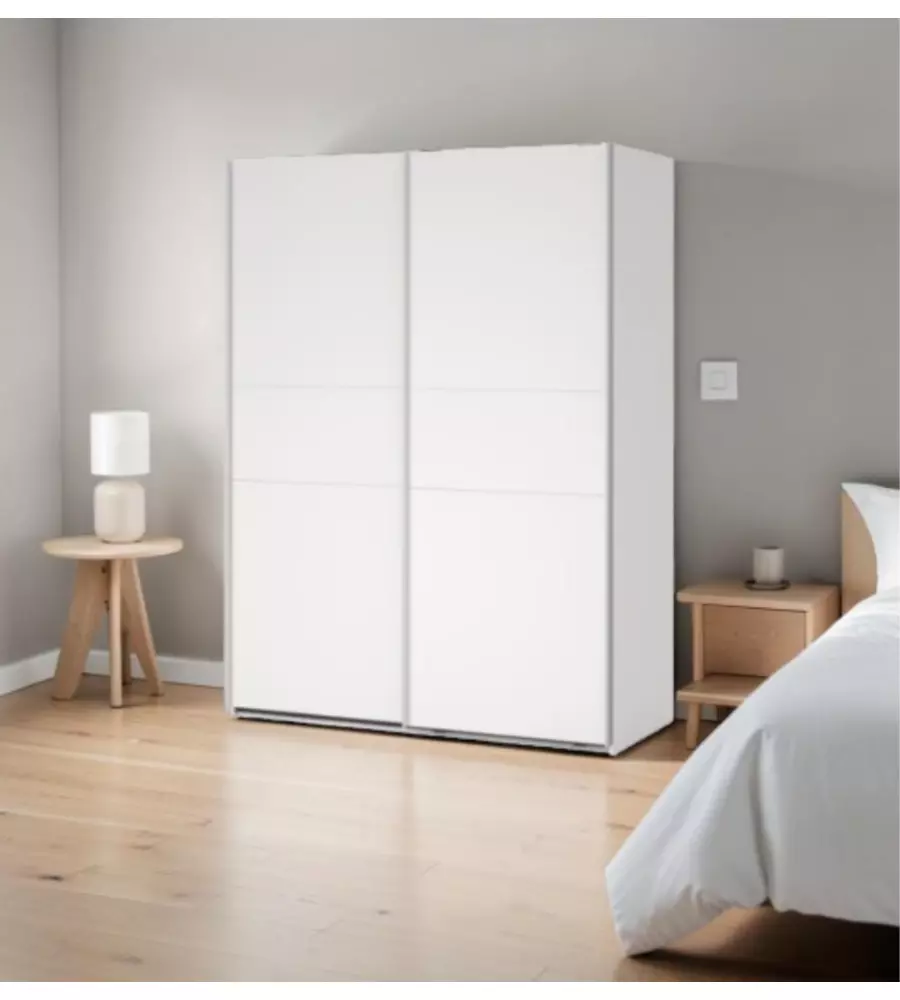 Armadio scorrevole "Como L150" bianco 147x62x200,4 cm