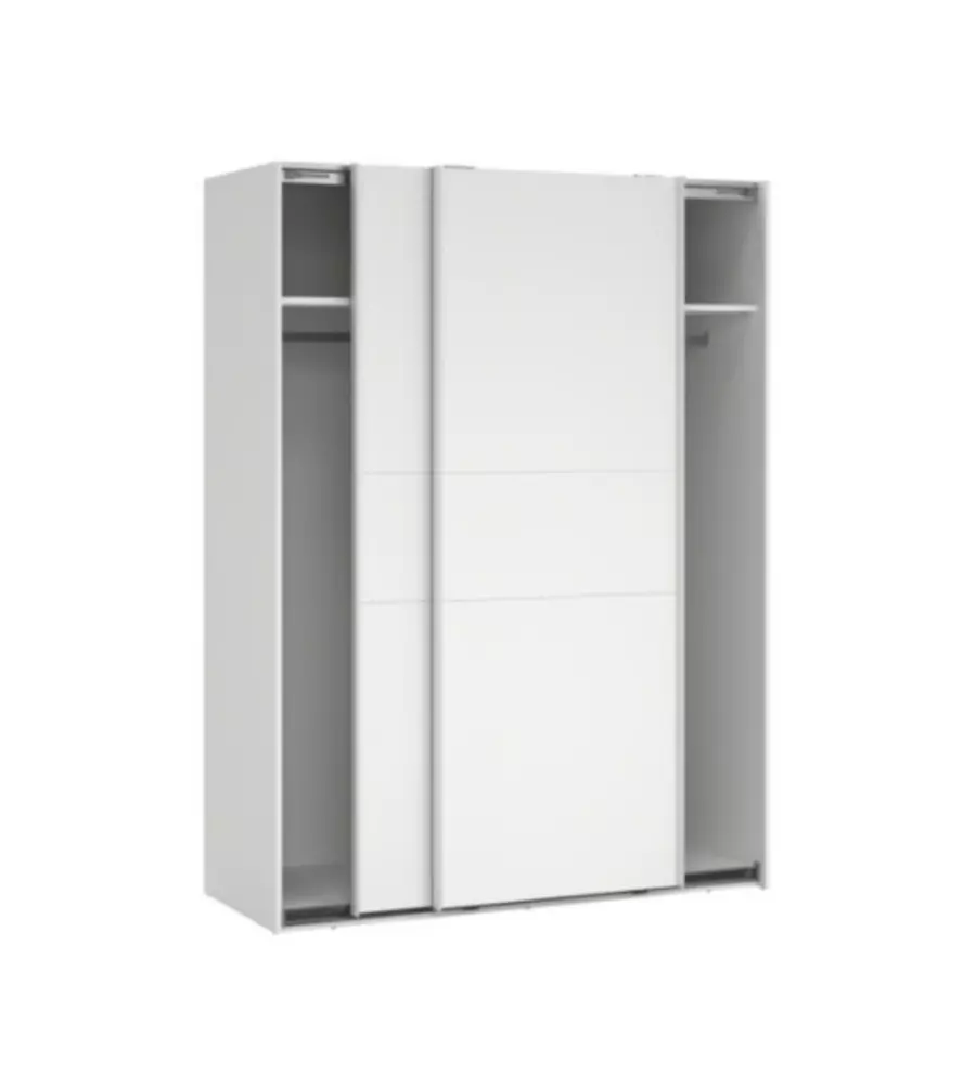 Armadio scorrevole "Como L150" bianco 147x62x200,4 cm