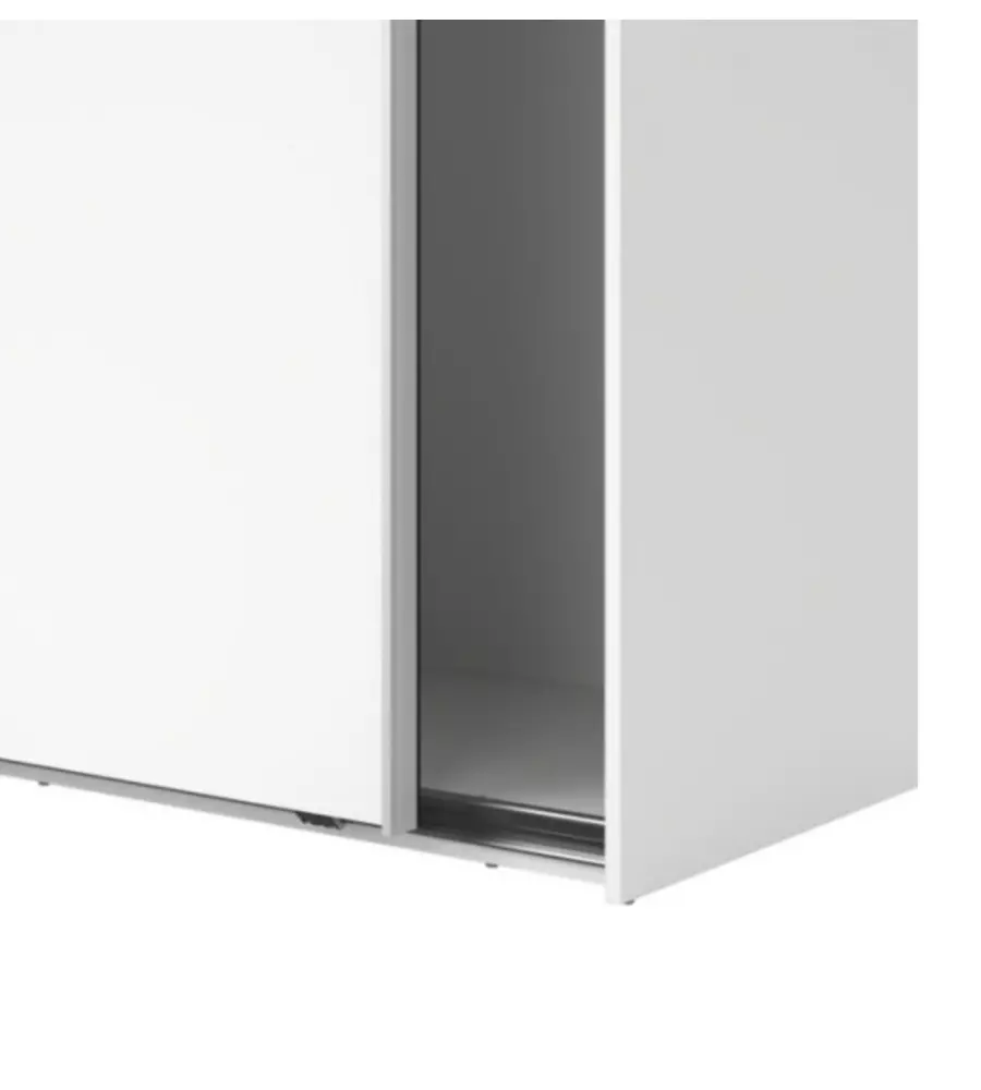 Armadio scorrevole "Como L150" bianco 147x62x200,4 cm