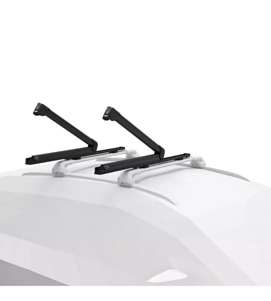 Portasci tetto auto Thule "Snowpack" nero 5 paia