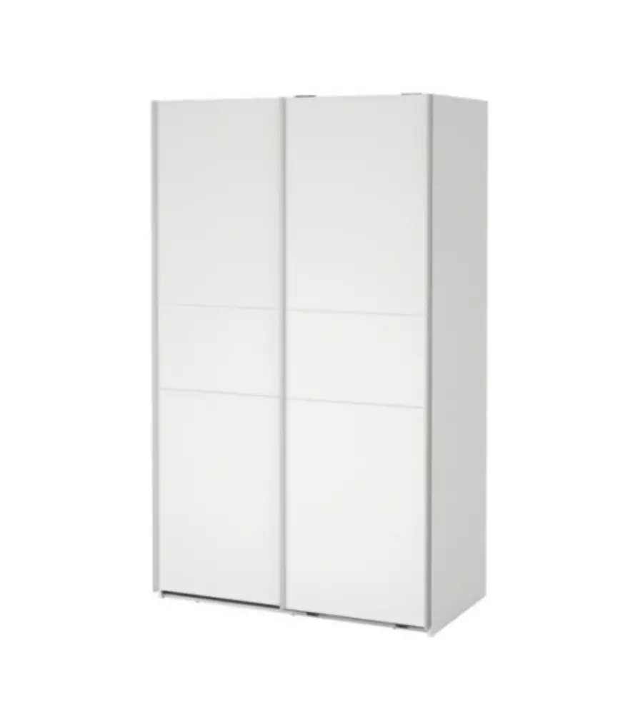 Armadio scorrevole "Como L120" bianco 118,5x62x200,4 cm