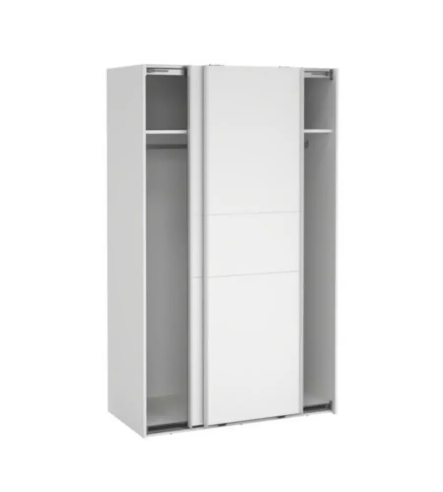 Armadio scorrevole "Como L120" bianco 118,5x62x200,4 cm