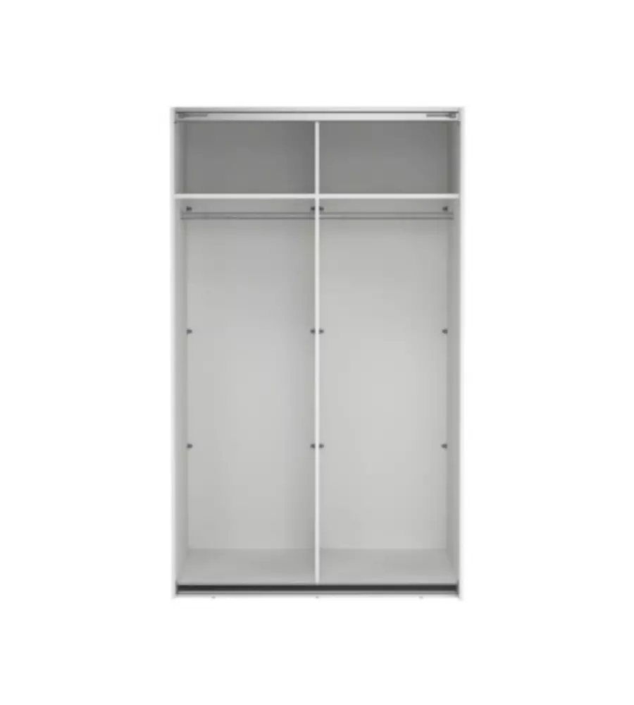 Armadio scorrevole "Como L120" bianco 118,5x62x200,4 cm