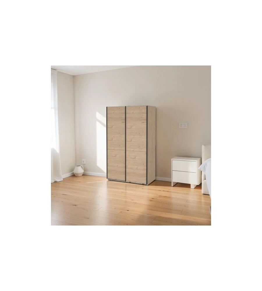 Armadio scorrevole "Como L120" quercia 118,5x62x200,4 cm