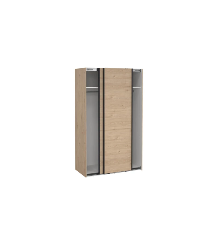 Armadio scorrevole "Como L120" quercia 118,5x62x200,4 cm