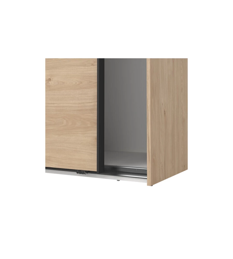 Armadio scorrevole "Como L120" quercia 118,5x62x200,4 cm