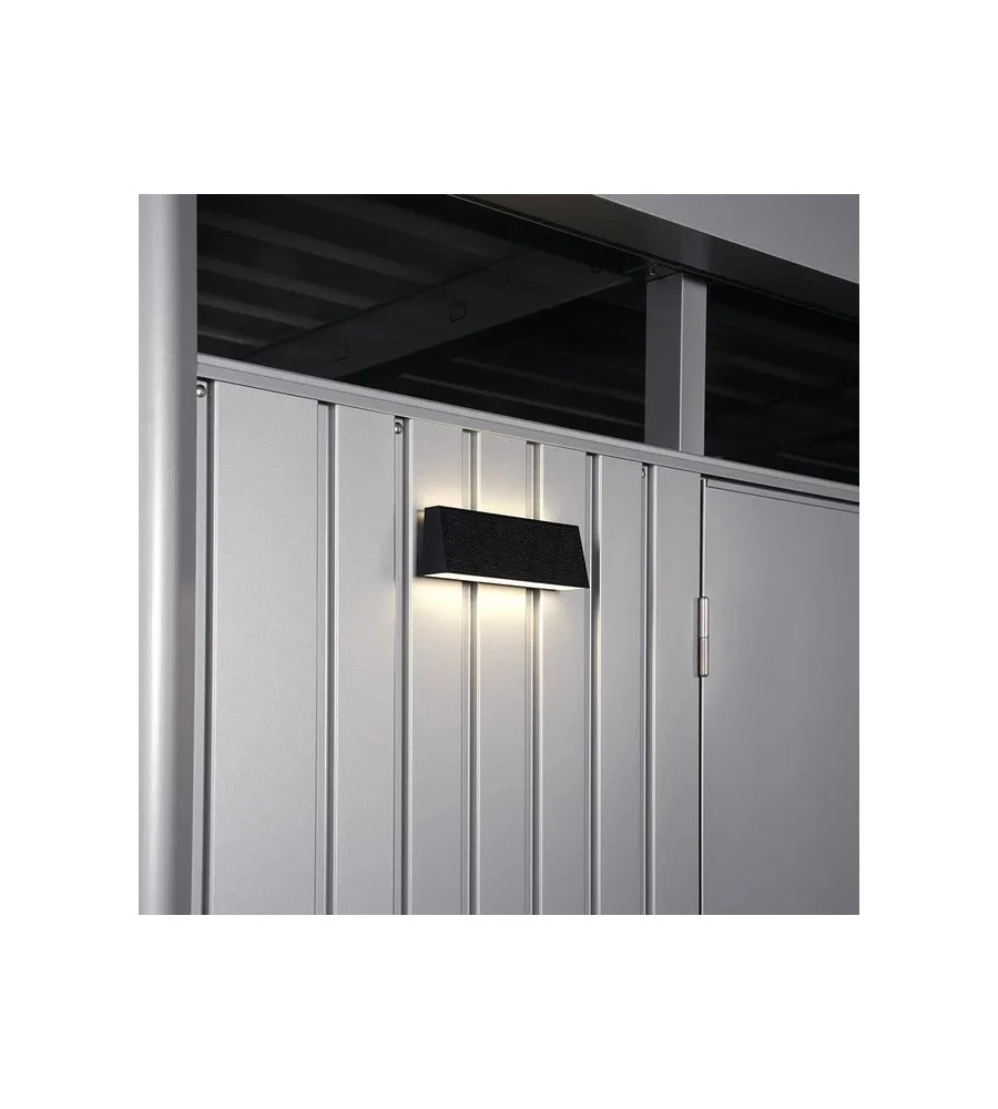 LAMPADA SOLARE PER CASETTA PORTA ATTREZZI E ARMADIO PORTA ATTREZZI - BIOHORT