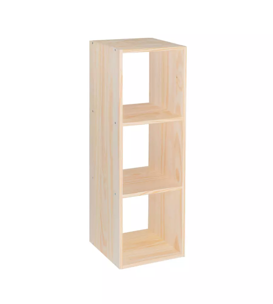 Scaffale in kit "Kuboa" 3 contenitori