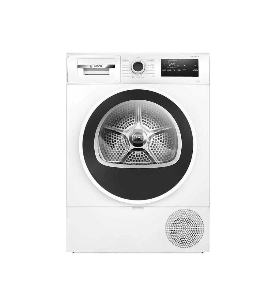 Asciugatrice a pompa di calore Bosch "WTH85218II" carico 8 kg classe energetica D