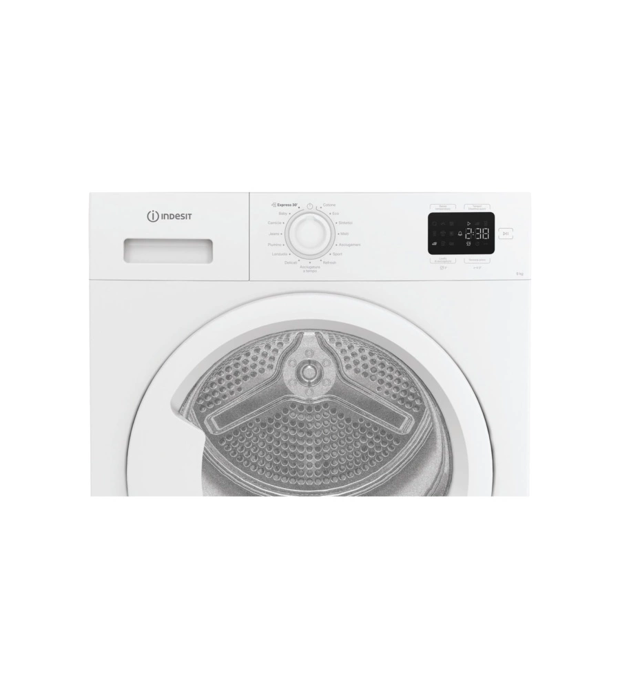 Asciugatrice a pompa di calore Indesit "C YD 92D WW IT" carico 9 kg classe energetica E