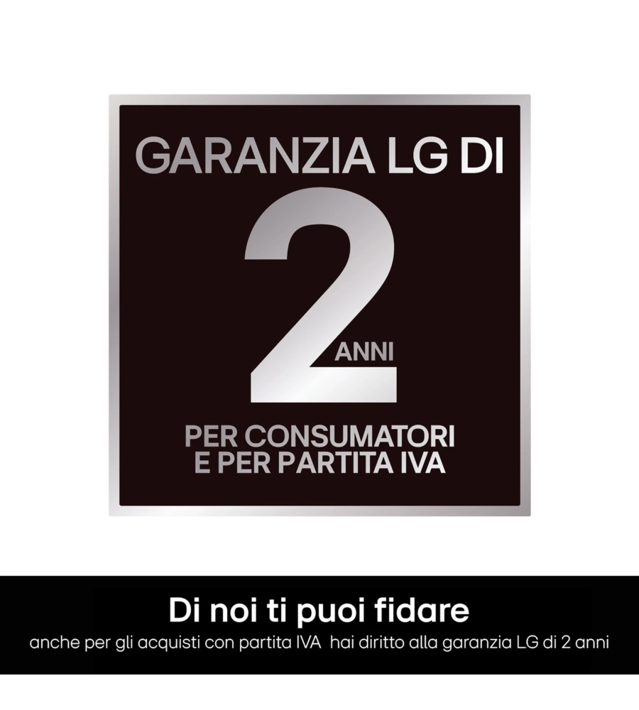 Asciugatrice a pompa di calore LG "RH18U8AVCW" carico 18 kg classe energetica D
