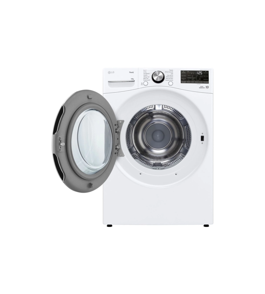 Asciugatrice a pompa di calore LG "RH18U8AVCW" carico 18 kg classe energetica D