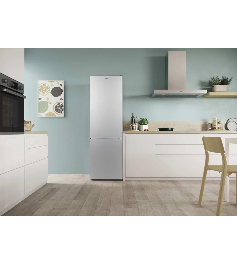 Frigorifero Candy "City Combi CCG3L517ES" grigio 54x55x176 cm classe energetica E