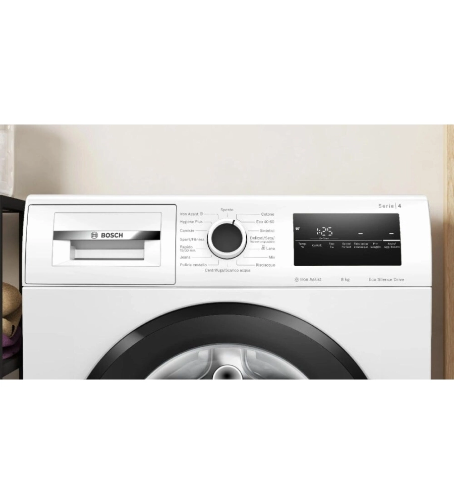 Lavatrice Bosch "WAN28228IT Serie 4" carico 8 kg classe energetica A
