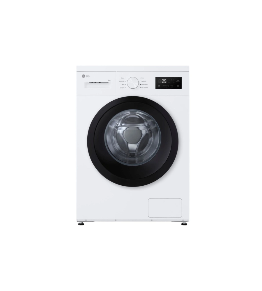 Lavatrice slim LG "F4NA10S8NWK" carico 8 kg classe energetica A