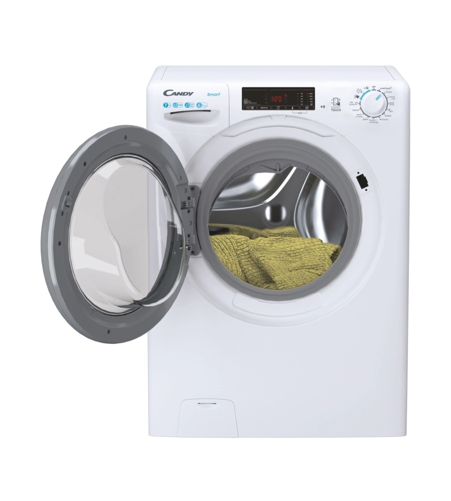 Lavatrice slim Candy "Smart CSS4127TWR3/1-11" carico 7 kg classe energetica C