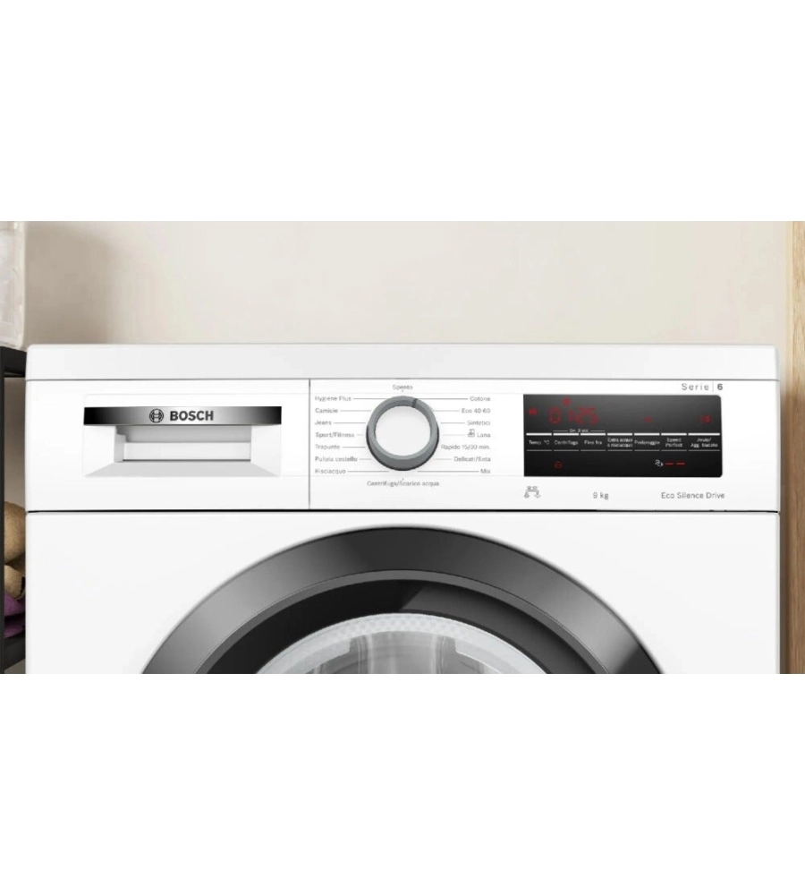 Lavatrice Bosch "Serie 6 WUU28T29II" carico 9 kg classe energetica A