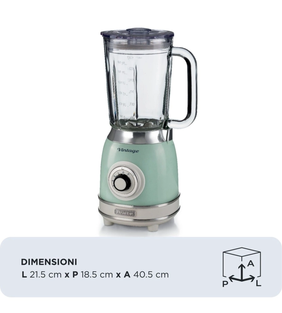 Il frullatore Ariete "583 Vintage" verde 1,5 lt 1000 W