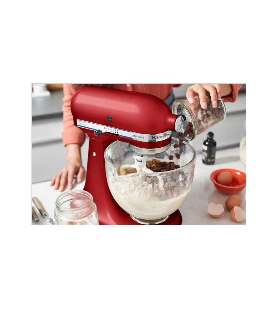 Robot da cucina KitchenAid "Artisan 5KSM175PS" rosso 4,7 lt 300W