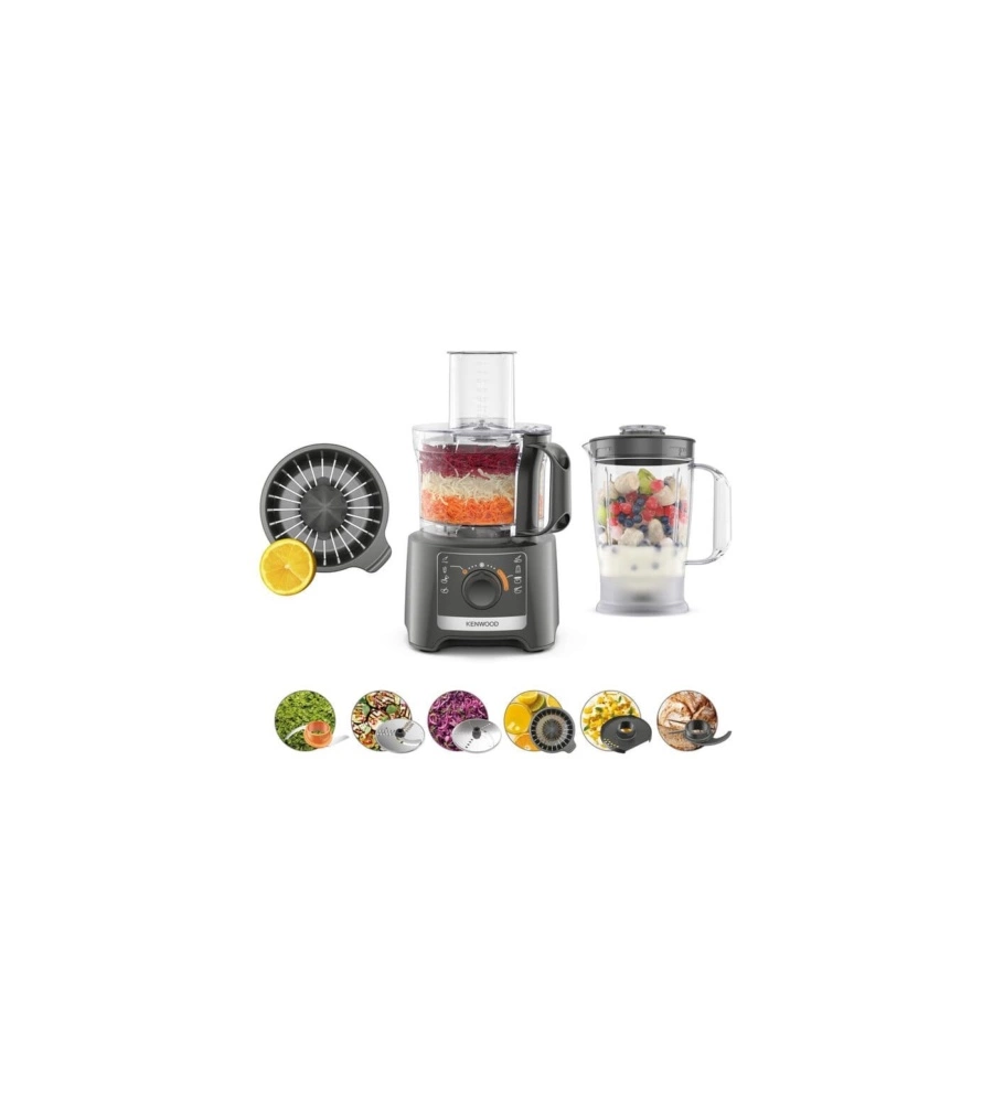 Robot da cucina Kenwood "MultiPro Compact FDP31.360GY" grigio 2,1 lt 800W