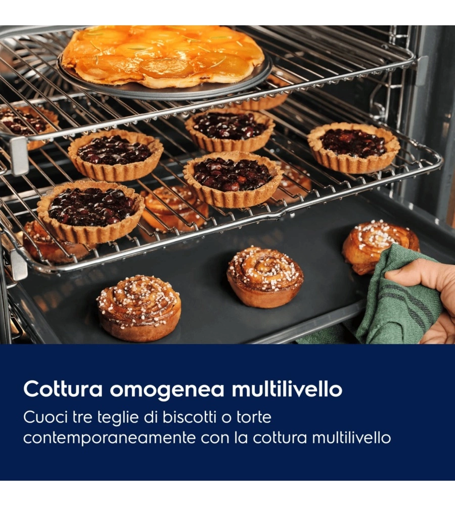 Forno elettrico da incasso Electrolux "EOM3H04X" Aquaclean classe energetica A+