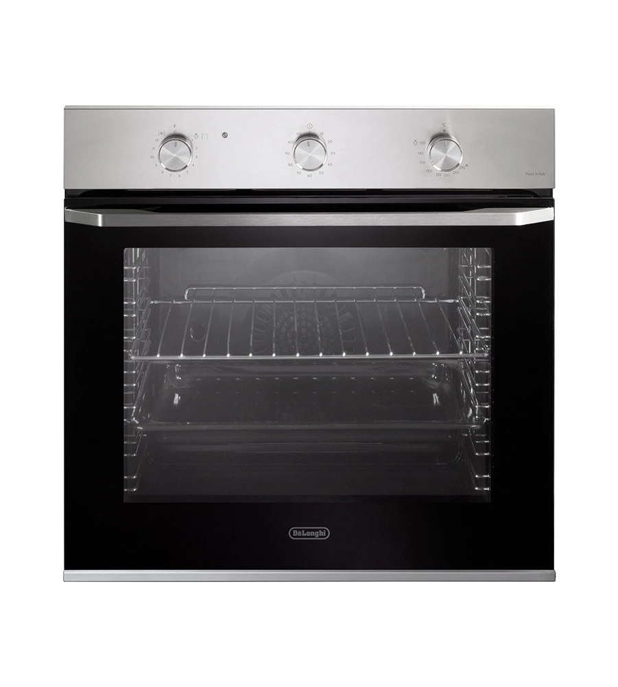Forno da incasso a gas ventilato DeLonghi "NSFGE 9 XL" 59,5x54,5x59,5 cm classe energetica A